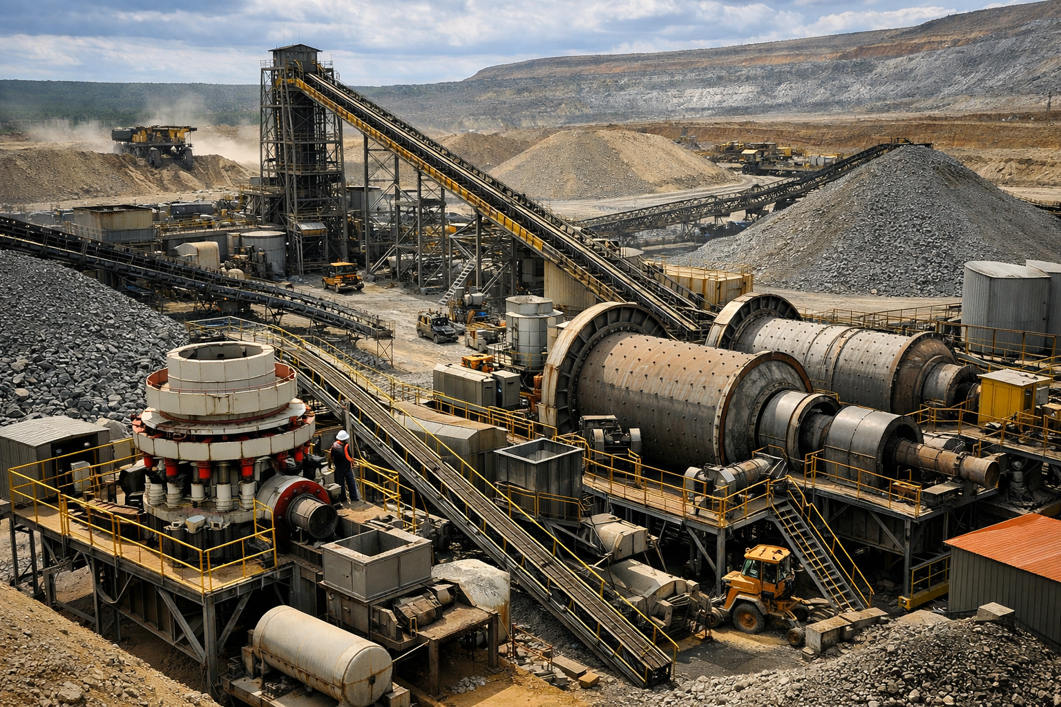 photographic Process and Equipment Areas in mining operations